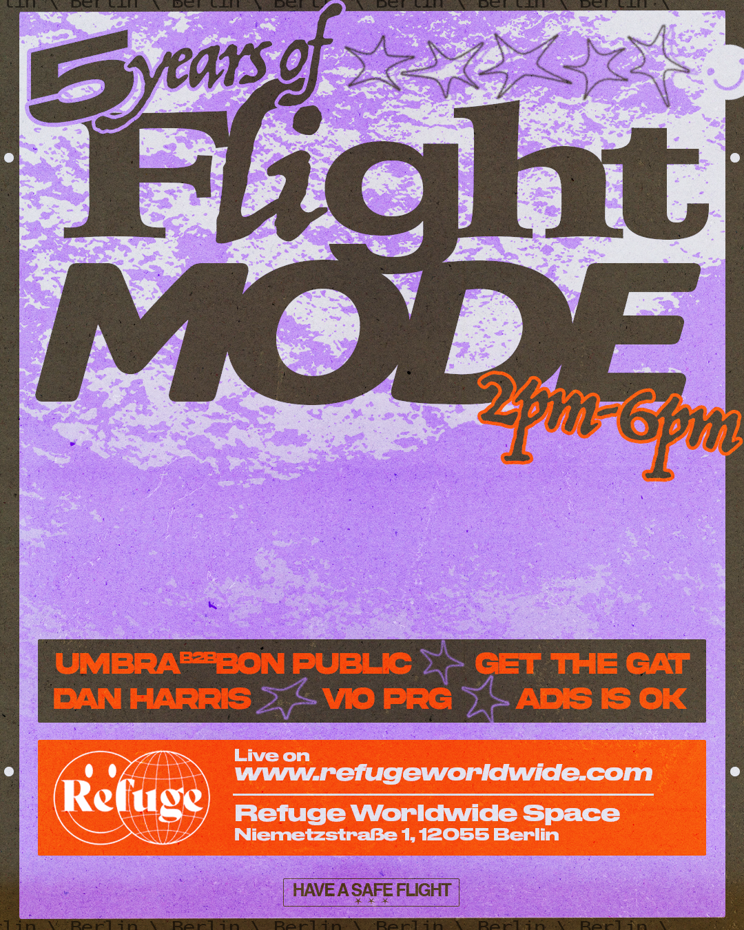 Flight Mode — Refuge poster